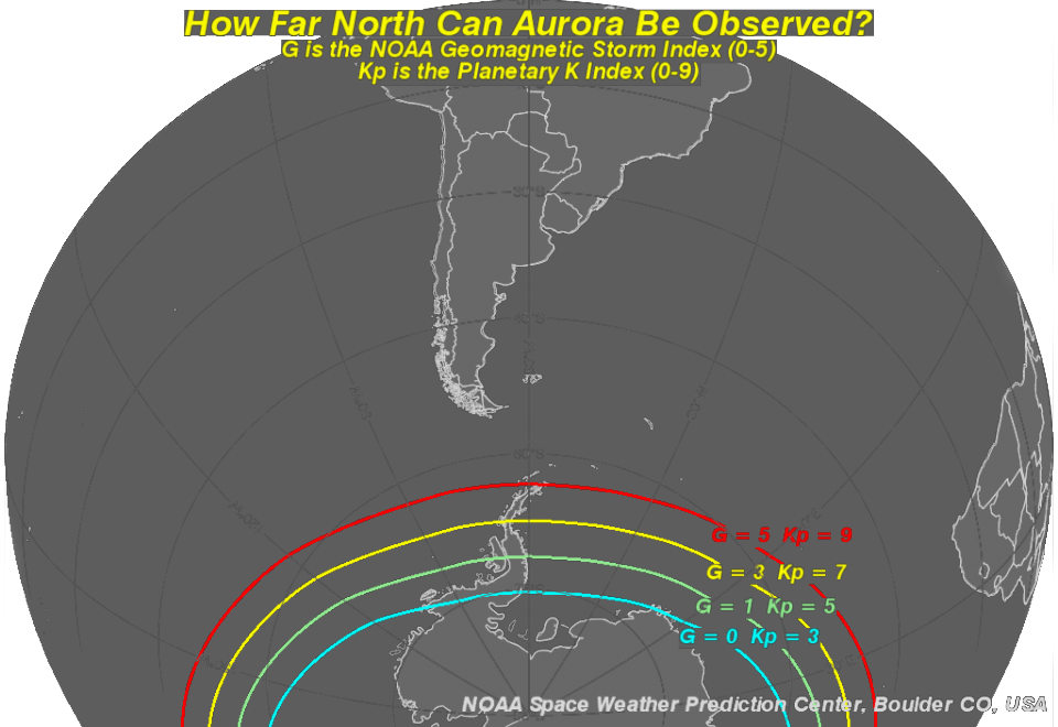 Aurora Kp map